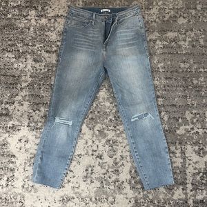 Good American Good Waist Ankle Jeans